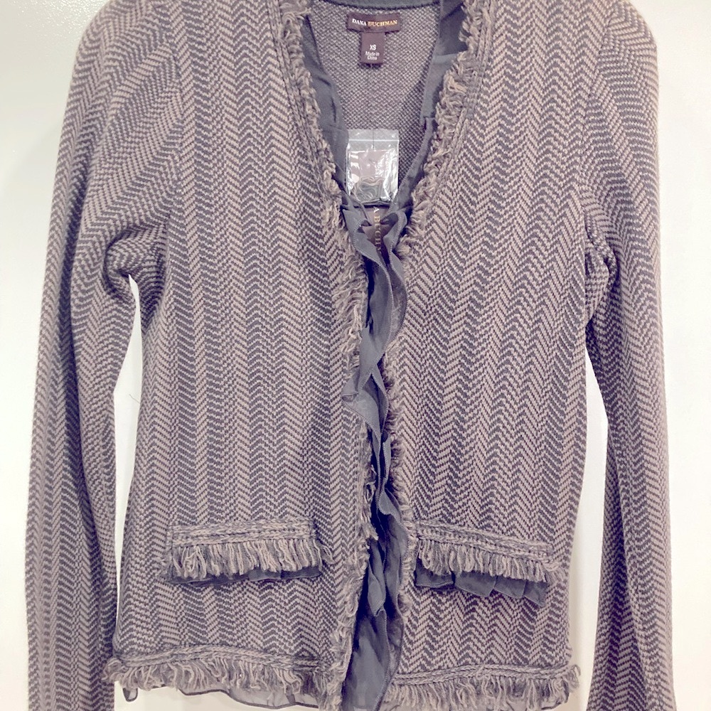 Vintage Dana Bachman sweater jacket. NWT
